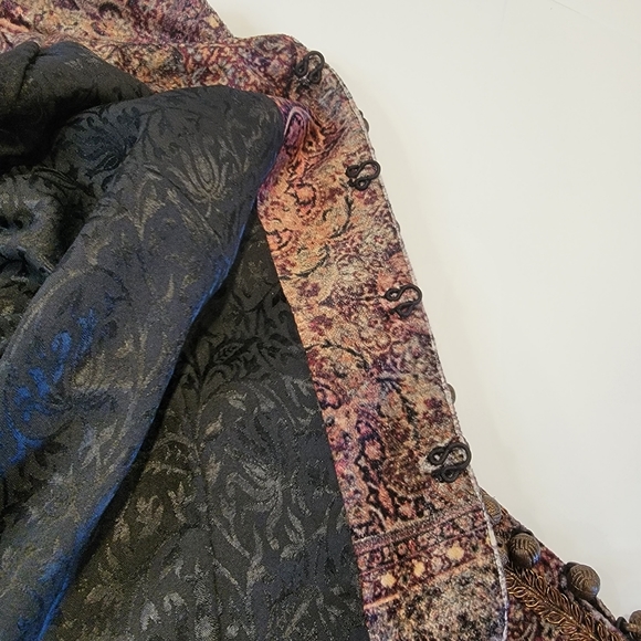 Soft Surroundings Icon Velvet Bolero  Crop Shrug Urbina Umber Size PM - Picture 10 of 16